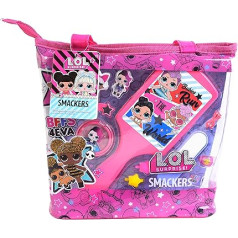 ‎Lip Smacker L.O.L. Surprise Tote Bag - Набор косметики для детей - Модная и красочная сумка с косметикой для девочек, заколками для волос, кольцами и другим