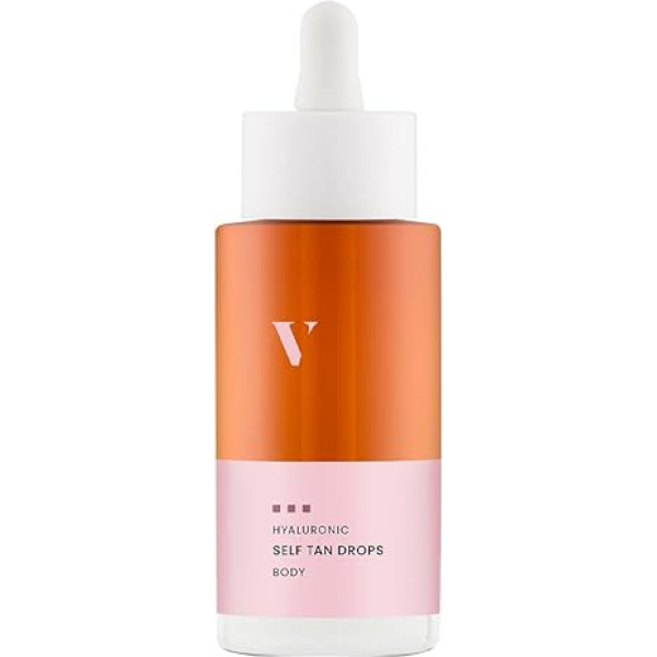 Venicebody Pašiedeguma pilieni ķermenim (50 ml) pašiedeguma koncentrāts pašiedegumam krēmā - dabisks, individuāls un viegli veidojams iedegums - bez svītrām, bez oranžiem toņiem (hialurons, jauns)