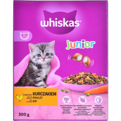 juniors ar vistas gaļu - sausā kaķu barība - 300 g