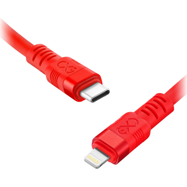 USB-C - Lightning eXc WHIPPY Pro kabelis, 2M, 29W, ātra uzlāde, krāsu sajaukums