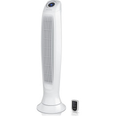 Brandson Tower Fan With Remote Control, Column Fan, Incl. Oscillation - 86 см - 60 Вт - 3 настройки скорости - низкая, средняя, высокая - таймер - LED дисплей - тихий шум при работе, 