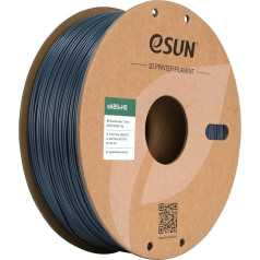 eSUN ABS + gija 1,75 mm, ABS + HS didelio greičio 3D spausdintuvo gija ABS Plus, matmenų tikslumas +/- 0,03 mm, 1 kg ritė (2,2 kg), skirta 3D didelio greičio spausdintuvui, pilka