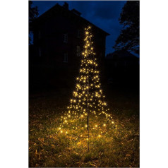 Star-Max Galaxy 35236 LED Ziemassvētku eglīte 200 cm diametrs Aptuveni 140 cm melns