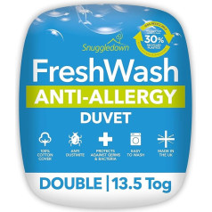 Snuggledown Freshwash Allergy sega Cotton White Cotton White Double