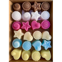 Handmade Premium Quality Highly Scented Wax Melts 24 x 5g Melts in Each Pack Assorted Mixes