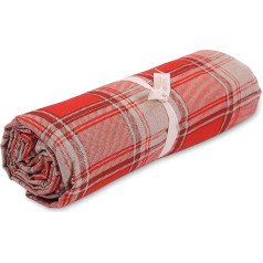 HomeLife | Gultas pārklājs Bed Throw | Bordo sarkanā krāsā | 180 x 260 cm | Mīksta daudzfunkcionāla kokvilnas sega un sega vienvietīgai gultai | Skaists dīvāna pārklājs un dīvāna pārvalks | Ražots Itālijā