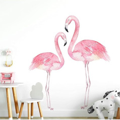 Little Deco DL154 Sienas uzlīme Flamingo I XL - 89 x 100 cm (platums x augstums) I Bērnistaba Bērnu istaba Bērnu uzlīme Sienas uzlīme Sienas uzlīme Uzlīmes Uzlīmes Uzlīmes Uzlīmes uz sienas