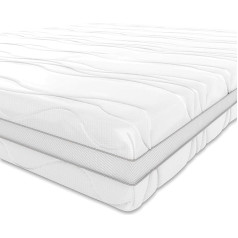 Amazon Basics Матрас Memory Foam 7 зон Medium Firm (H3) 160 x 200 x 20 см Белый