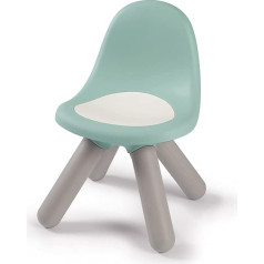 Smoby - Kid Chair Sage Green - Design Children's Chair for Children from 18 Months, for Indoor and Outdoor Use, Plastic, Ideal for Garden, Patio, Children's Room, 880109