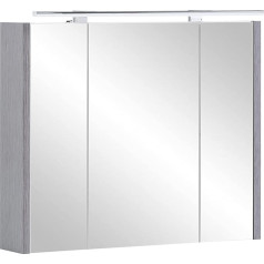 Schildmeyer Messina 149842 Spoguļu skapis 75 x 85 x 16 cm Koks Materiāls Ash Grey Decor