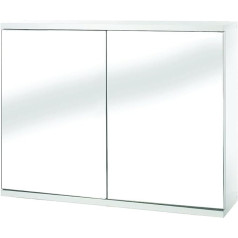 Croydex Simplicity Самостоятельная сборка 2-х дверного зеркального шкафа (FSC MDF), белый