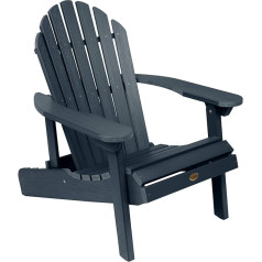 Highwood Adirondack krēsls pieaugušo izmēra kompozītmateriālu koksnes Federal Blue Adult