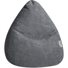 Sitting Point tikai by MAGMA Alfa Bean Bag Velūrs Antracīts XXL Aptuveni 300 L