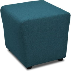 Domo. Collection Bob Stool, куб, пуфик, темно-синий, 46 x 46 x 43 см