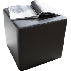 Delife Табурет Dado 45 x 45 см Cube Seat Black