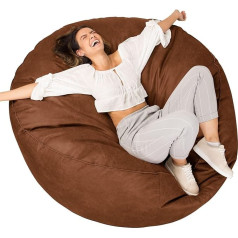 Lounge Pug , 'Mega-Mammoth' dīvāns Bean Bag XXL dīvāns Gulta Vintage Leather Caramel