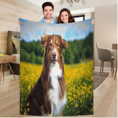 Ririx Viegla, viegla sega Happy Dog gultai, dīvānam, dīvānam, krēslam, kempingiem un ceļojumiem, izmērs L (203 x 152 cm)