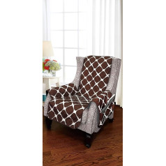 Elegant Comfort Bloomingdale Luxury Quilted Furniture Protector Slipcover Reversible Two Tone with Smart Pockets and Elastic Straps Ideāli piemērots mājdzīvniekiem un bērniem