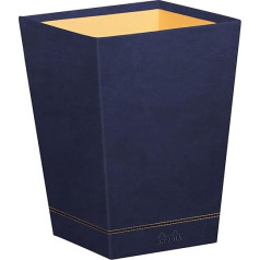 Rhodia 194627C - Корзина для бумаг 27 x 27 x 32 см, искусственная кожа, элегантная и практичная, в упаковке 1 шт, синяя