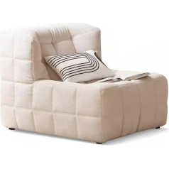 Texbook Sofas for Living Room Sofa Chair Cream Wind White Balcony Home Lazy Sofa Modern Minimalist Living Room Leisure Recliner Sofa Bed Sofa Chair