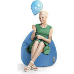 Sitting Point Easy XL pupiņu maiss aptuveni 220 litru ietilpības, zils