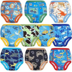 FLYISH DIRECT bērnu Potty apmācības bikses, Pack of 10 bērnu Potty apmācības apakšveļa zēniem un meitenēm, 110/4T