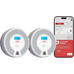 X-Sense WiFi детектор дыма и угарного газа со сменной батареей, умный комбинированный детектор, совместимый с приложением X-Sense Home Security App, SC07-WX, в 