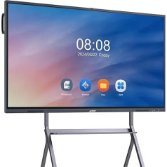 JAV interaktīvā baltā tāfele, 86'' 4K UHD digitālā baltā tāfele, interaktīvā skārienjūtīgā ekrāna viedtālruņa, viedtālruņa klasei un biznesam, stabila lietotņu ekosistēma attālinātām sanāksmēm (tikai tāfelei)