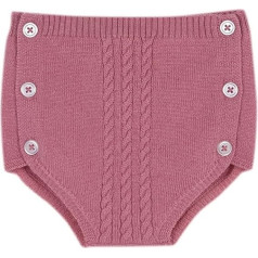 GOCCO Unisex Baby Pantalon Corto DE Punto Con Ochos Bermudu šorti FRAMBUESA, Frambuesa