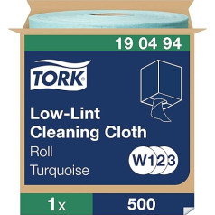 Tork Fusselarme Reinigungstücher Türkis W1/2/3, Mehrzweck, 1 × 500 Tücher, 190494