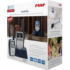 Reer Care&Talk 2in1 bērnu monitors un tālrunis, diapazons līdz 5 km