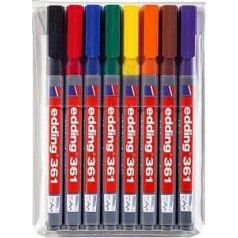 Filz -Tip Edding 361 Whiteboard um 1 mm Assorti | 5 Stücke