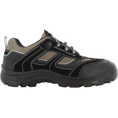 SAFETY JOGGER - Jumper - S3 safety shoes for men and women, adult work shoes, non-slip with plastic toe cap and midsole, metal-free, black grey, EU 37