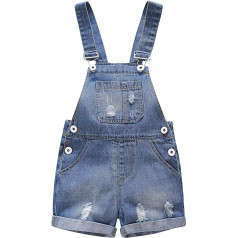 KIDSCOOL SPACE Baby Meitenes Zēni Zēni Džinsi Jumpsuit, Toddler Vasaras džinsa kombinezons