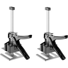 Q-FFL Rokas pacelšanas instrumentu ratiņu domkratu komplekts, flīžu meklētājs, līdz 240 kg, precīzs fiksācijas rokas instruments, viegli regulējams 17 cm, dāvana vīram