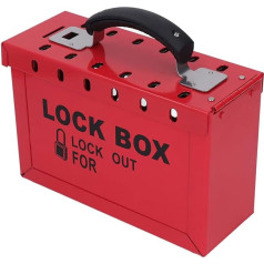 Lockout-Box-Vorhängeschloss-Set, Weit Verbreitete Gruppen-Lockout-Box mit 24 Schlüsseln für Tag-Latch-Leistungsschalter