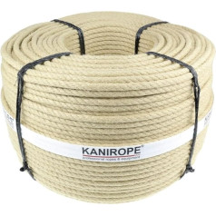 Kanirope® Polyhanfseil SPINTWIST ø6mm 100m 3-litzig gedreht