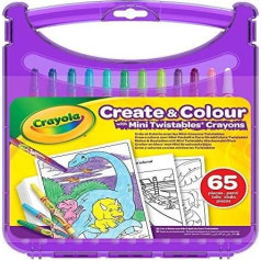 CRAYOLA Mini Twistables krāsainie zīmuļi radīšanai un krāsošanai