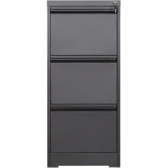 OYYMTE Büro-Aktenschrank, Eisen-Aktenschrank, Büro-Aufbewahrungsschrank, Schublade, Metallregal, einfacher Aktenschrank, Wohnzimmerschrank