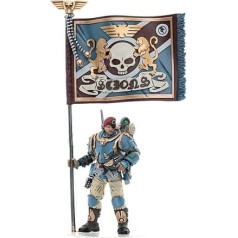 Bloomage Joytoy Tech - WH 40K - Astra Militarum Tempestus Sci Com Banner Bearer 1/18 AF