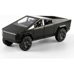 ARCADORA 1:24 масштаб сплава Die-Cast Модель автомобиля Pull Back Vehicle Коллекция игрушек для Tesla Cybertruck Pickup, детский подарок, со звуком и светом