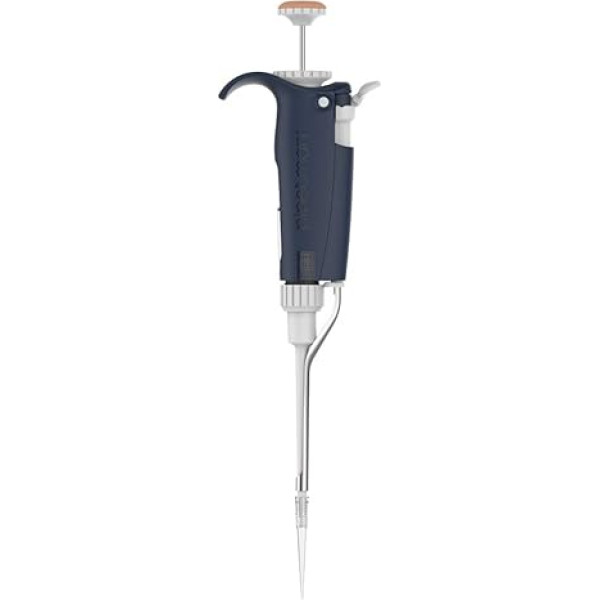 Gilson CF-0628 Pipetman L P200L vienkanāla pipete ar metāla pilinātāju 200 μl dzeltena / zila