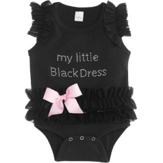 Ganz Baby-Mädchen Strampler, bestickt, Motiv Little Black Dress