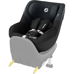 Maxi-Cosi Pearl S, Baby Autositz, Auto Kindersitz, 3 Monate–4 Jahre, max. 18 kg, 61–105 cm, 5 bequeme Liegepositionen, Easy-in-Gurthaken, G-CELL Seitenaufprallschutz, Tonal Black