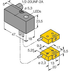 4200203-NI2-Q6,5-ADZ32-0,16-FSB5.4X4/S304,Indukt.Sensor Abfrageset