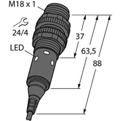 3042165 - S18-2VPDL-2M, optisks sensors Reflexionslichttaster