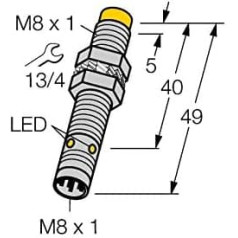 4635831 - NI6U-EG08-RP6X-V1131, Induktiver sensors uprox®+