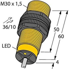 Turck Induktivitātes sensors nicht bündig NI15-S30-AD4X