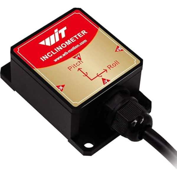 [Militārās klases akselerometrs + inklinometrs] 9 asu žiroskops HWT905-TTL MPU-9250 + leņķis (XY 0,05° precizitāte) + digitālais kompass ar Kalmana filtru, temperatūras un magnētometra kompensāciju