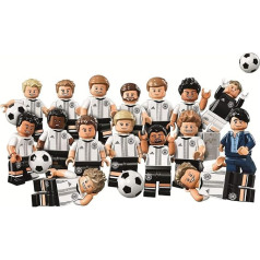 Lego 61025 ar 71014 minifigūriņu displejs 60 kolekcionējamas figūriņas Futbols DFB Neatvērtā formātā